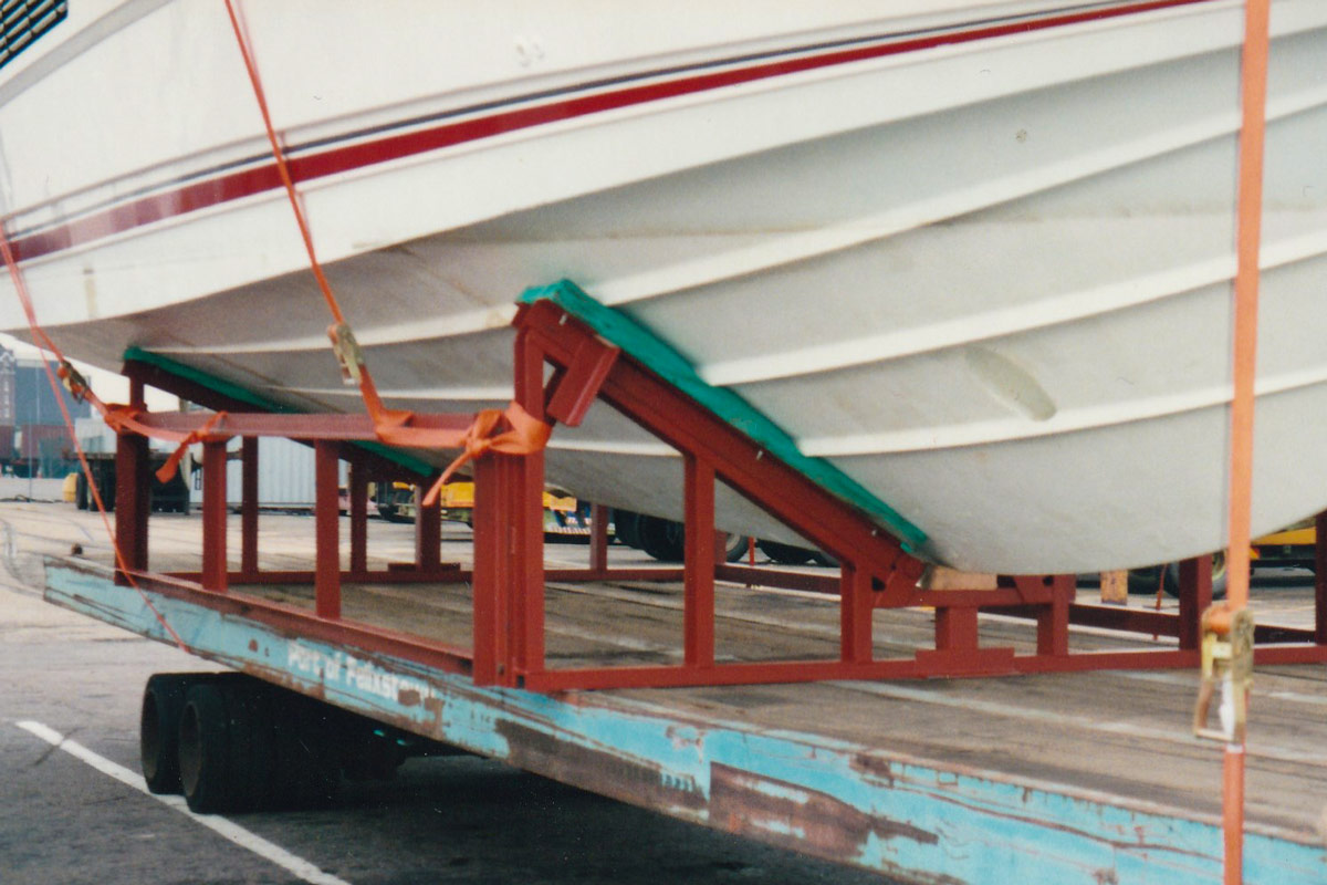 Motorboat Shipping Cradle